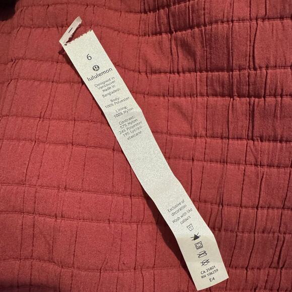 Lululemon Serene Travels Bomber Jacket Size 6 - Picture 10 of 11